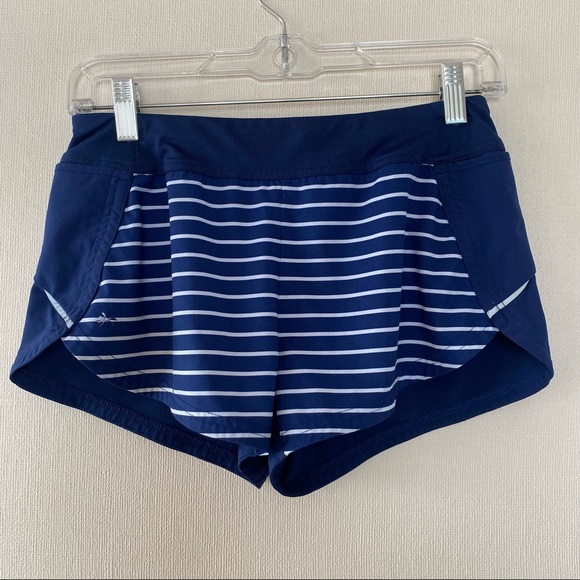 Athleta Other - Athleta girl navy blue and white striped shorts XL / 14